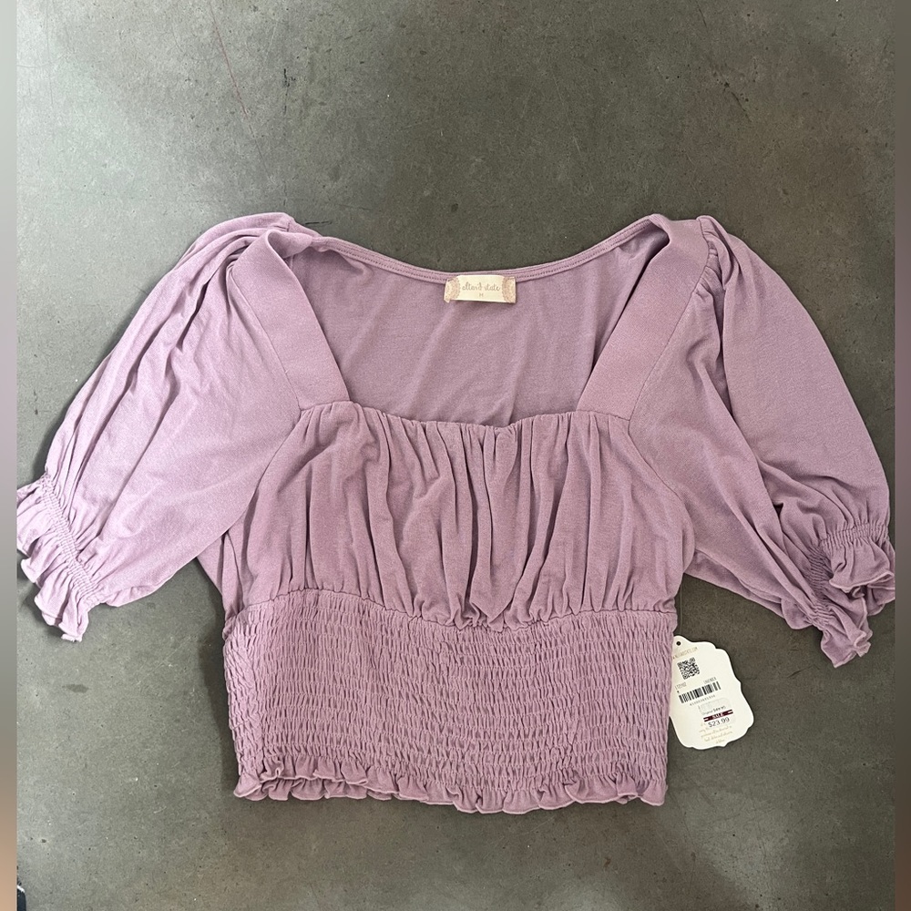 Altard State pink longline crop